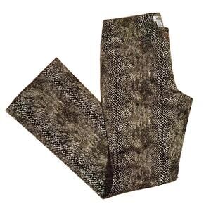 Cache Snake Print Pants NWOT Sz 6